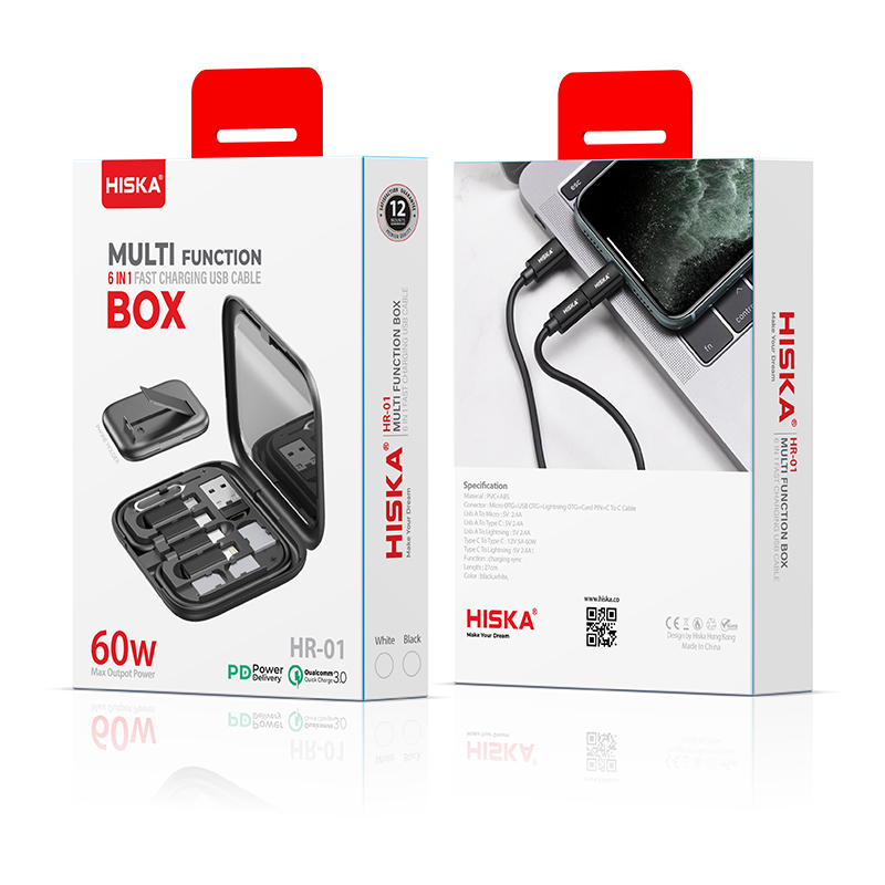 مبدل 6in1 هیسکا مدل HR-01 - Image 2