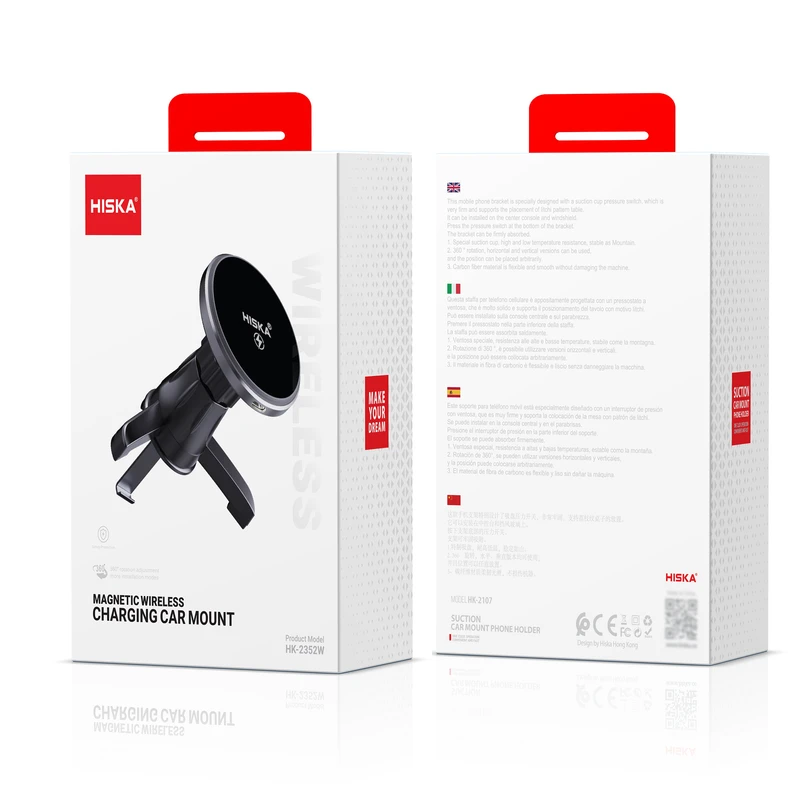 پایه نگهدارنده و شارژر وایرلس گوشی موبایل هیسکا مدل HK-2352W - Image 2